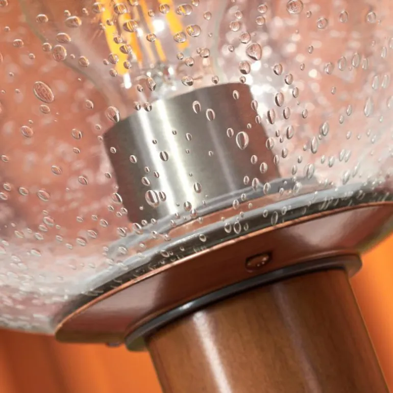 Borne lumineuse Bubodefo Brun, Couleur bois, 1 lumière