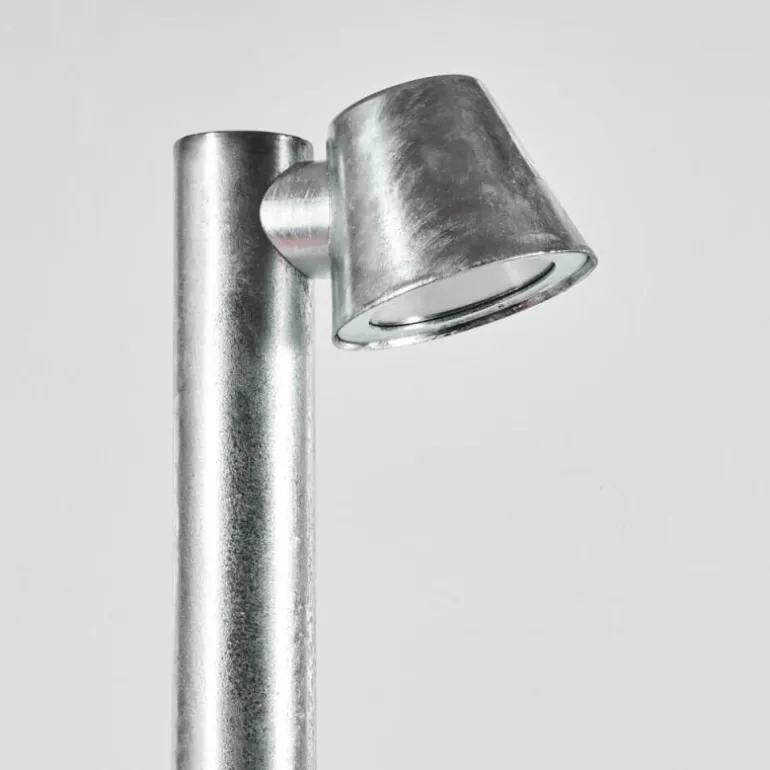 Borne lumineuse Cook Acier inoxydable, Zingué, 1 lumière