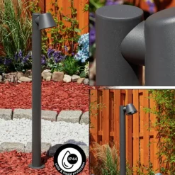 Borne lumineuse Cook Noir, 1 lumière