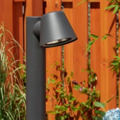 Borne lumineuse Cook Noir, 1 lumière