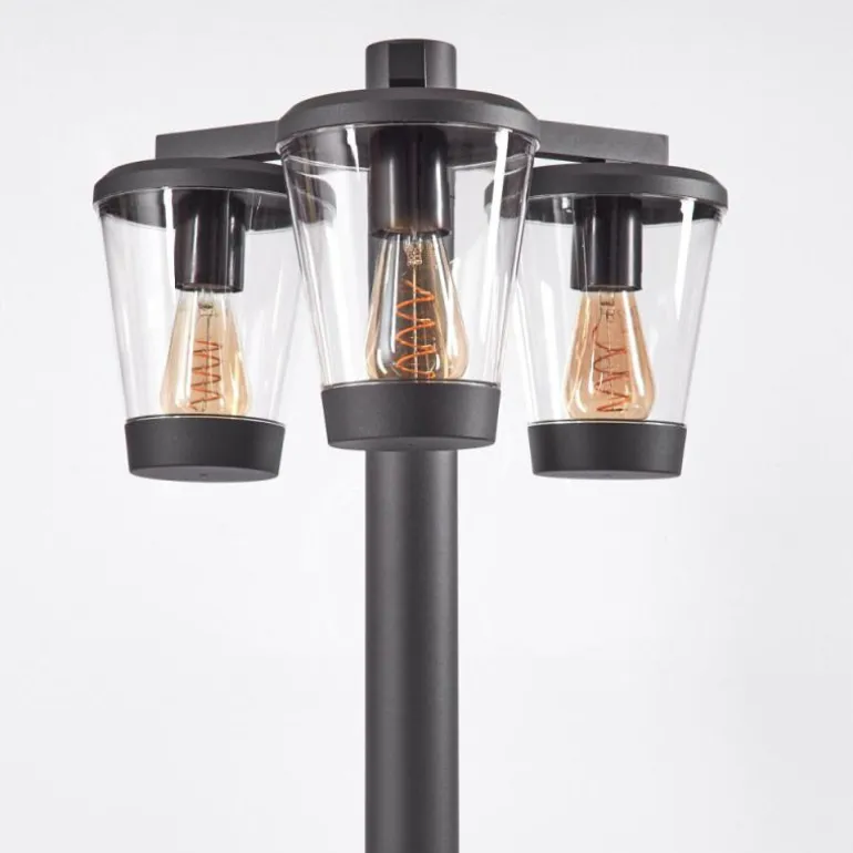 Borne lumineuse Eloida Anthracite, 3 lumières