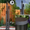 Borne lumineuse Gaborone Anthracite, 3 lumières