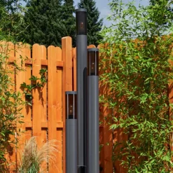 Borne lumineuse Gaborone Anthracite, 3 lumières