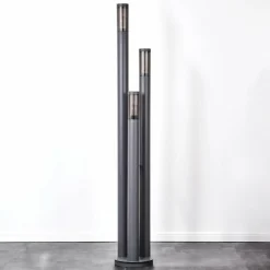 Borne lumineuse Gaborone Anthracite, 3 lumières