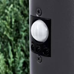 Borne lumineuse Gaborone Anthracite, 1 lumière, Détecteur de mouvement