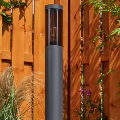 Borne lumineuse Gaborone Anthracite, 1 lumière