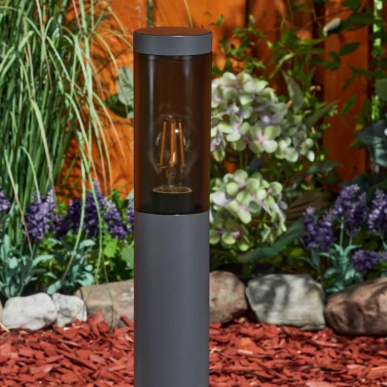 Borne lumineuse Gaborone Anthracite, 1 lumière
