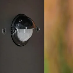 Borne lumineuse Kingstown Anthracite, 1 lumière, Détecteur de mouvement