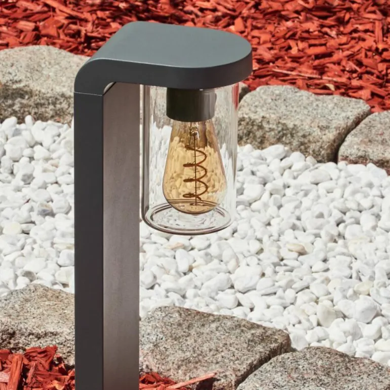 Borne lumineuse Radnor Anthracite, 1 lumière