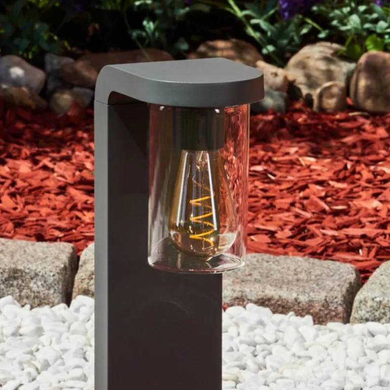 Borne lumineuse Radnor Anthracite, 1 lumière