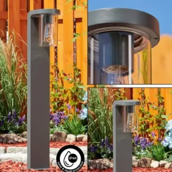 Borne lumineuse Radnor Anthracite, 1 lumière