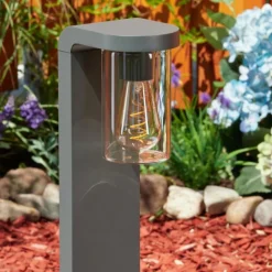 Borne lumineuse Radnor Anthracite, 1 lumière