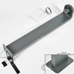 Borne lumineuse Radnor Anthracite, 1 lumière