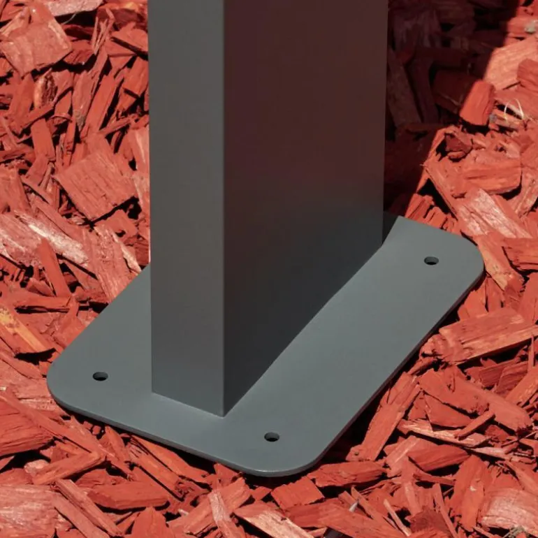 Borne lumineuse Radnor Anthracite, 1 lumière