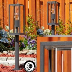 Borne lumineuse Radnor Anthracite, 1 lumière