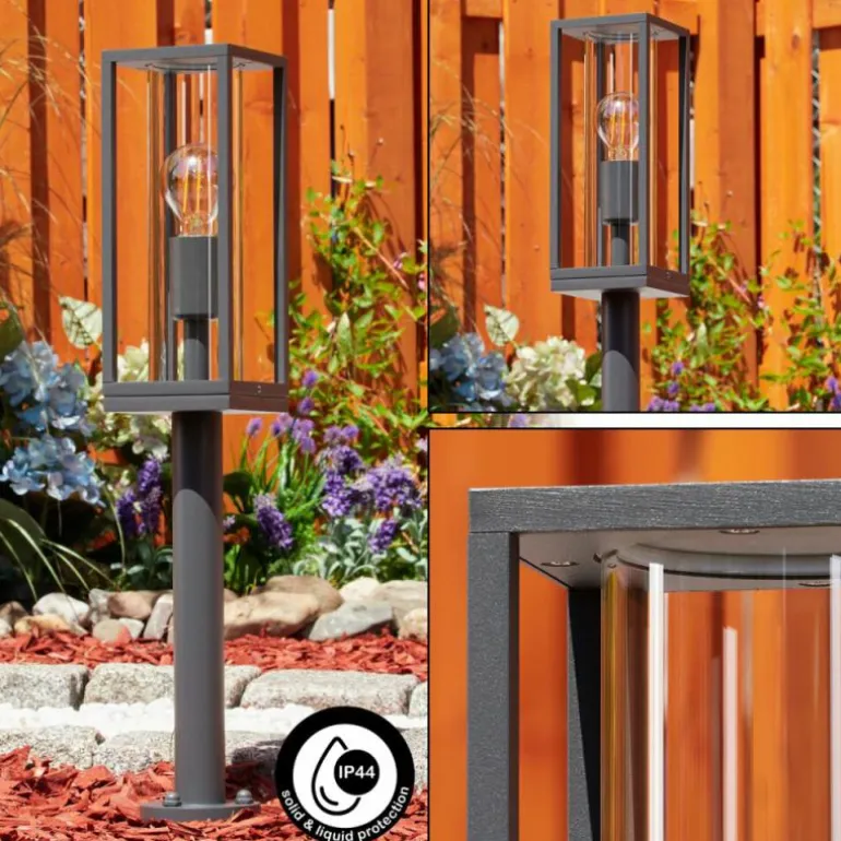 Borne lumineuse Radnor Anthracite, 1 lumière