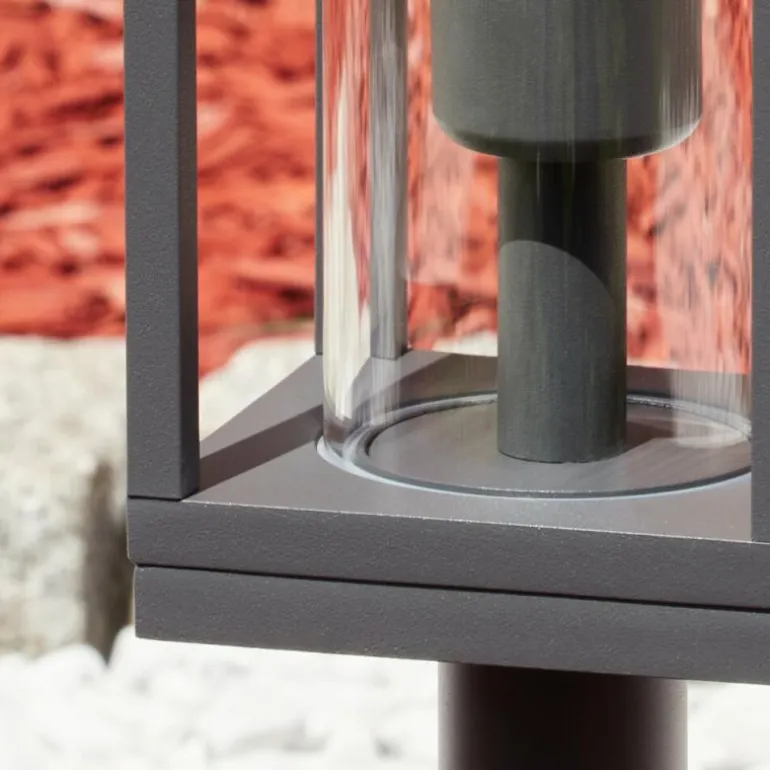 Borne lumineuse Radnor Anthracite, 1 lumière