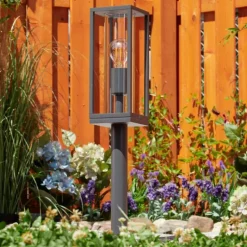 Borne lumineuse Radnor Anthracite, 1 lumière