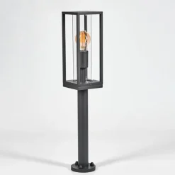 Borne lumineuse Radnor Anthracite, 1 lumière