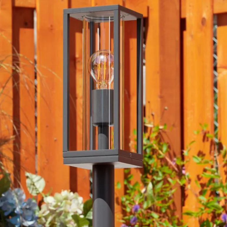 Borne lumineuse Radnor Anthracite, 1 lumière