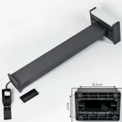Borne lumineuse Ramalheira LED Anthracite, 1 lumière