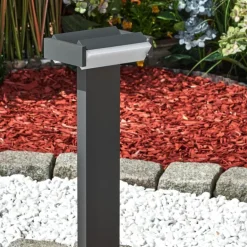 Borne lumineuse Ramalheira LED Anthracite, 1 lumière