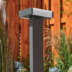Borne lumineuse Ramalheira LED Anthracite, 1 lumière