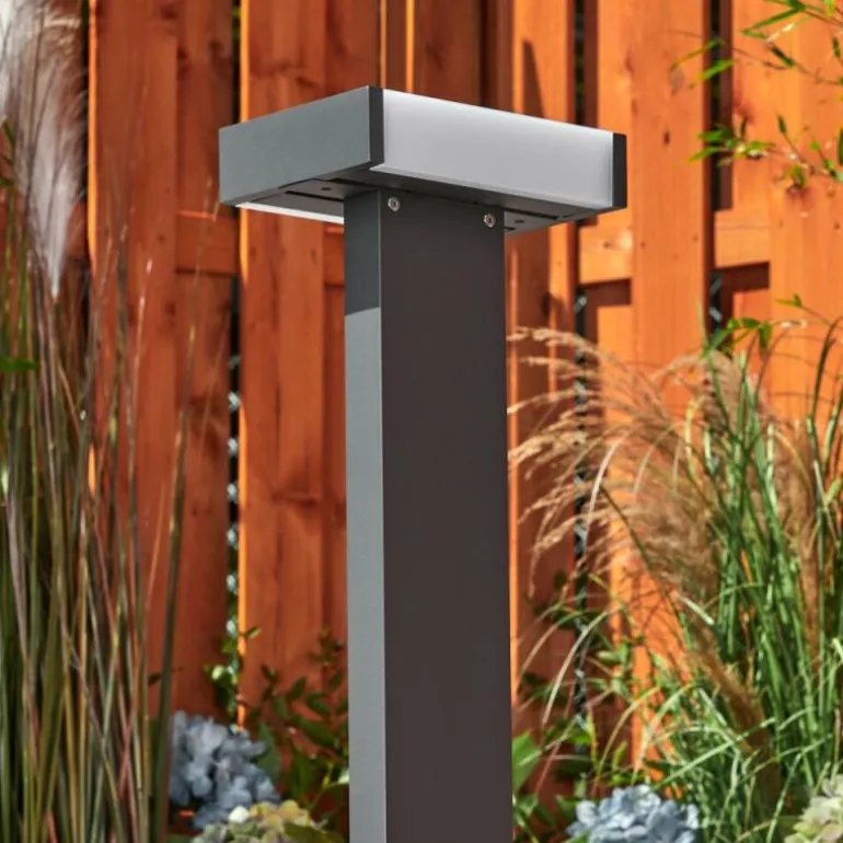 Borne lumineuse Ramalheira LED Anthracite, 1 lumière