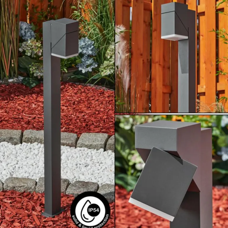 Borne lumineuse Toogong LED Anthracite, 1 lumière