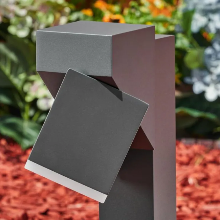 Borne lumineuse Toogong LED Anthracite, 1 lumière