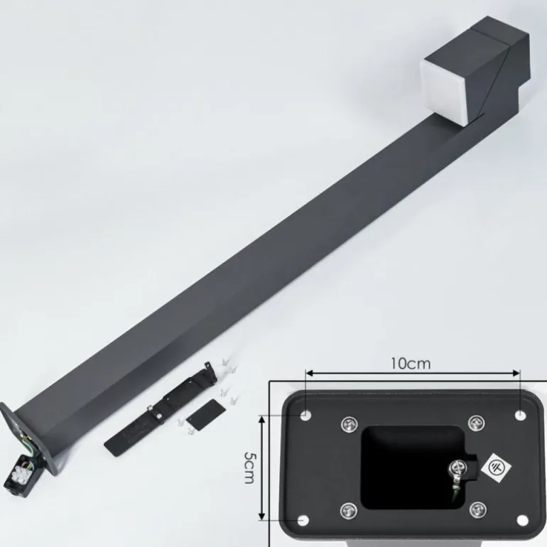 Borne lumineuse Toogong LED Anthracite, 1 lumière