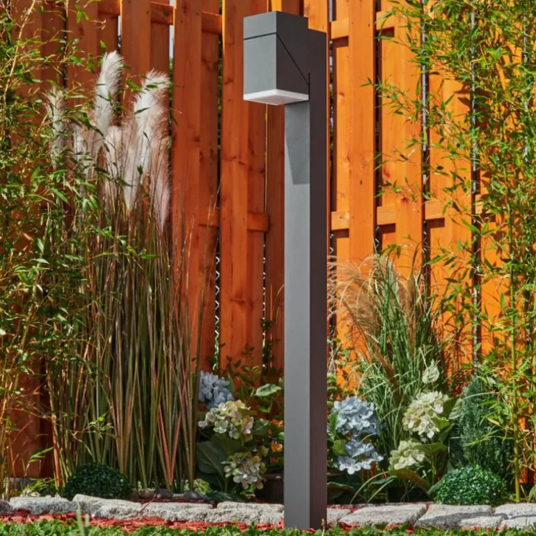 Borne lumineuse Toogong LED Anthracite, 1 lumière