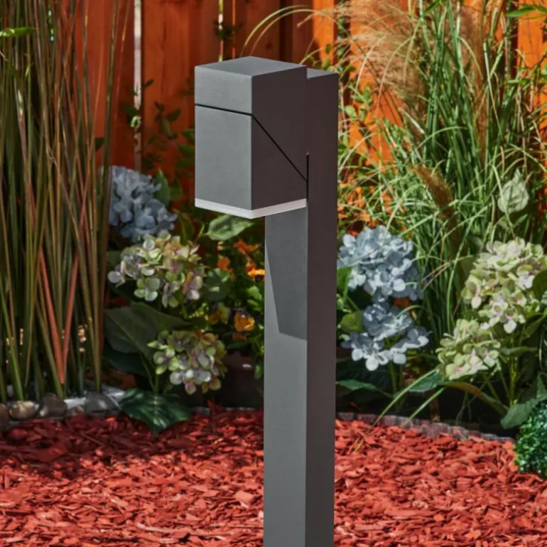 Borne lumineuse Toogong LED Anthracite, 1 lumière