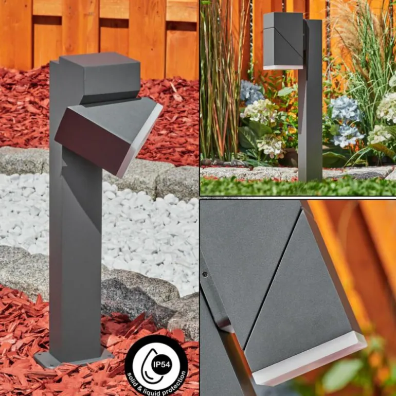 Borne lumineuse Toogong LED Anthracite, 1 lumière