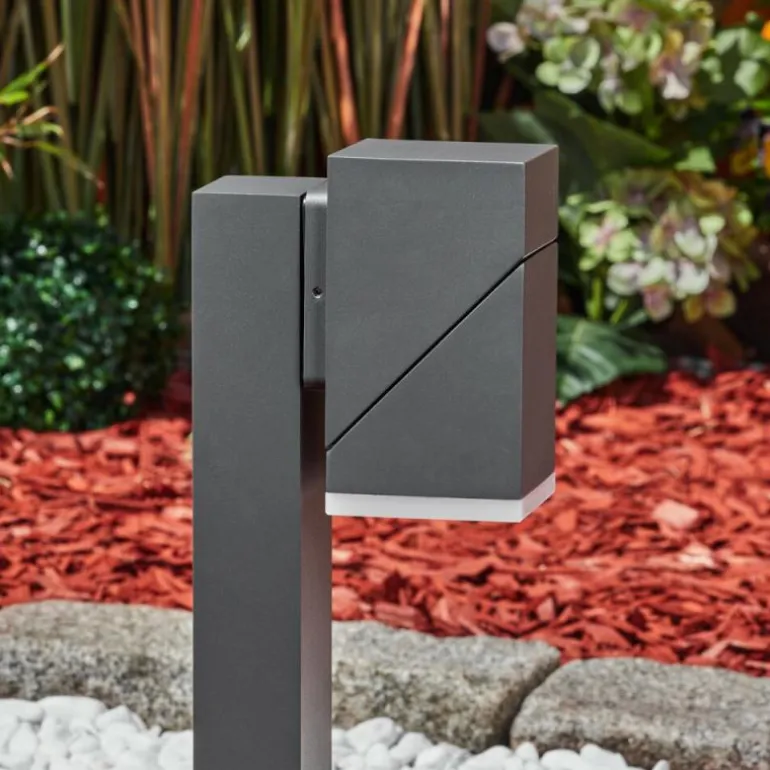 Borne lumineuse Toogong LED Anthracite, 1 lumière