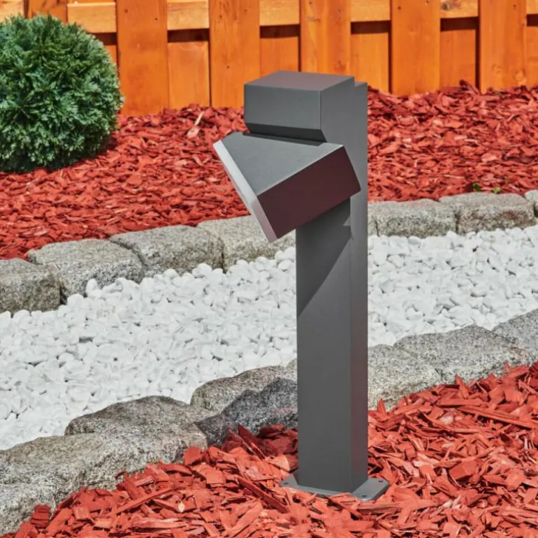 Borne lumineuse Toogong LED Anthracite, 1 lumière
