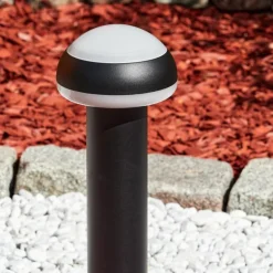 Borne lumineuse Vinara LED Noir, 1 lumière