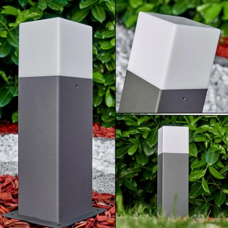 Borne lumineuse Algier LED Anthracite, 1 lumière