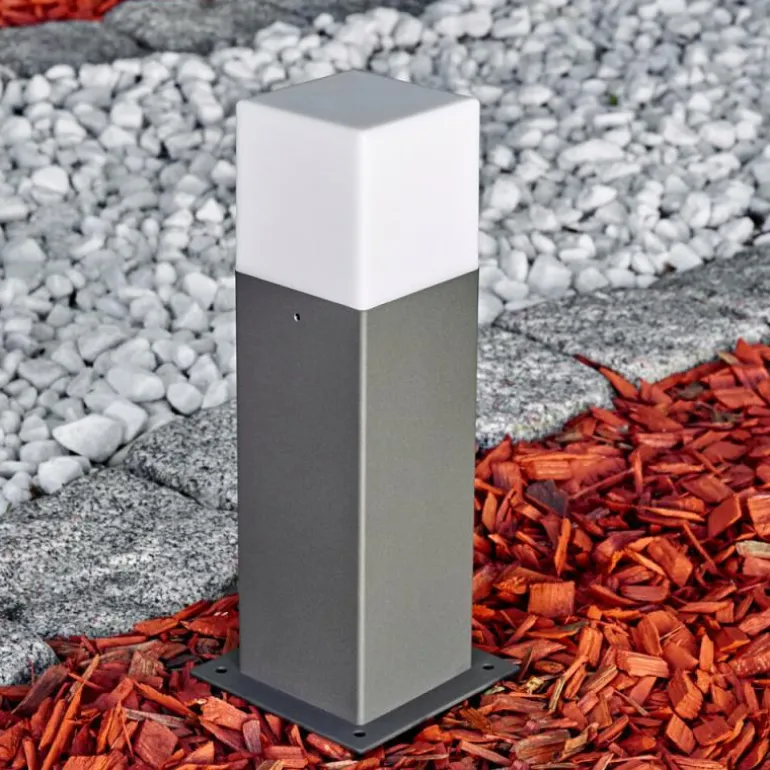 Borne lumineuse Algier LED Anthracite, 1 lumière