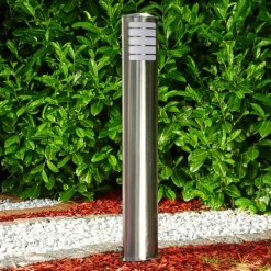 Borne lumineuse Alslev Acier inoxydable, 1 lumière