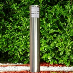 Borne lumineuse Alslev Acier inoxydable, 1 lumière