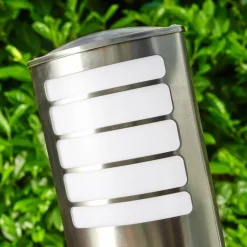 Borne lumineuse Alslev Acier inoxydable, 1 lumière