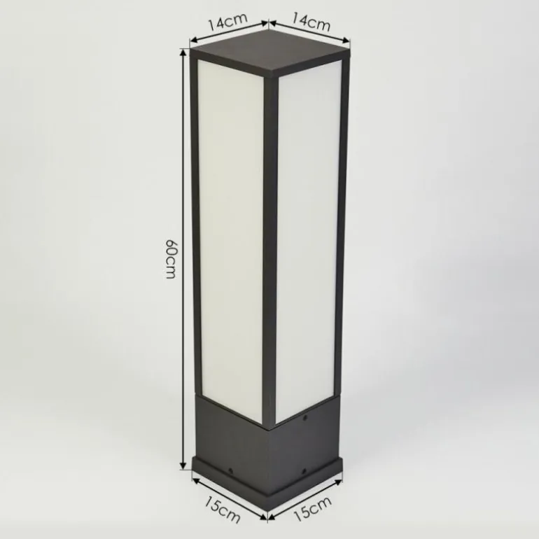 Borne lumineuse Apidou LED Anthracite, 1 lumière