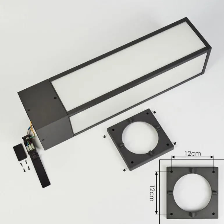 Borne lumineuse Apidou LED Anthracite, 1 lumière