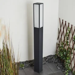 Borne lumineuse Apidou LED Anthracite, 1 lumière