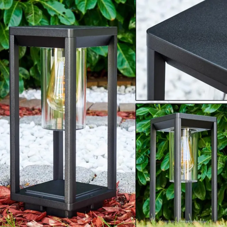 Borne lumineuse Baoshan Noir, 1 lumière