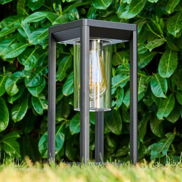 Borne lumineuse Baoshan Noir, 1 lumière