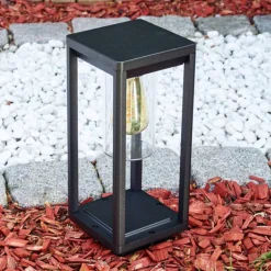 Borne lumineuse Baoshan Noir, 1 lumière