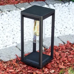 Borne lumineuse Baoshan Noir, 1 lumière