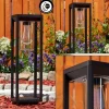 Borne lumineuse Baoshan Noir, 1 lumière